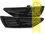 LED, mit LED Blinker, dynamischer LED Blinker, schwarz, smoke, Nur passend bei Fahrzeugen mit original LED Rückleuchten, Eintragungsfrei / mit E-Prüfzeichen